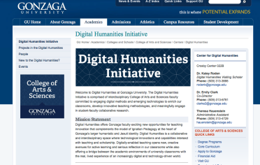 DH Initiative Homepage